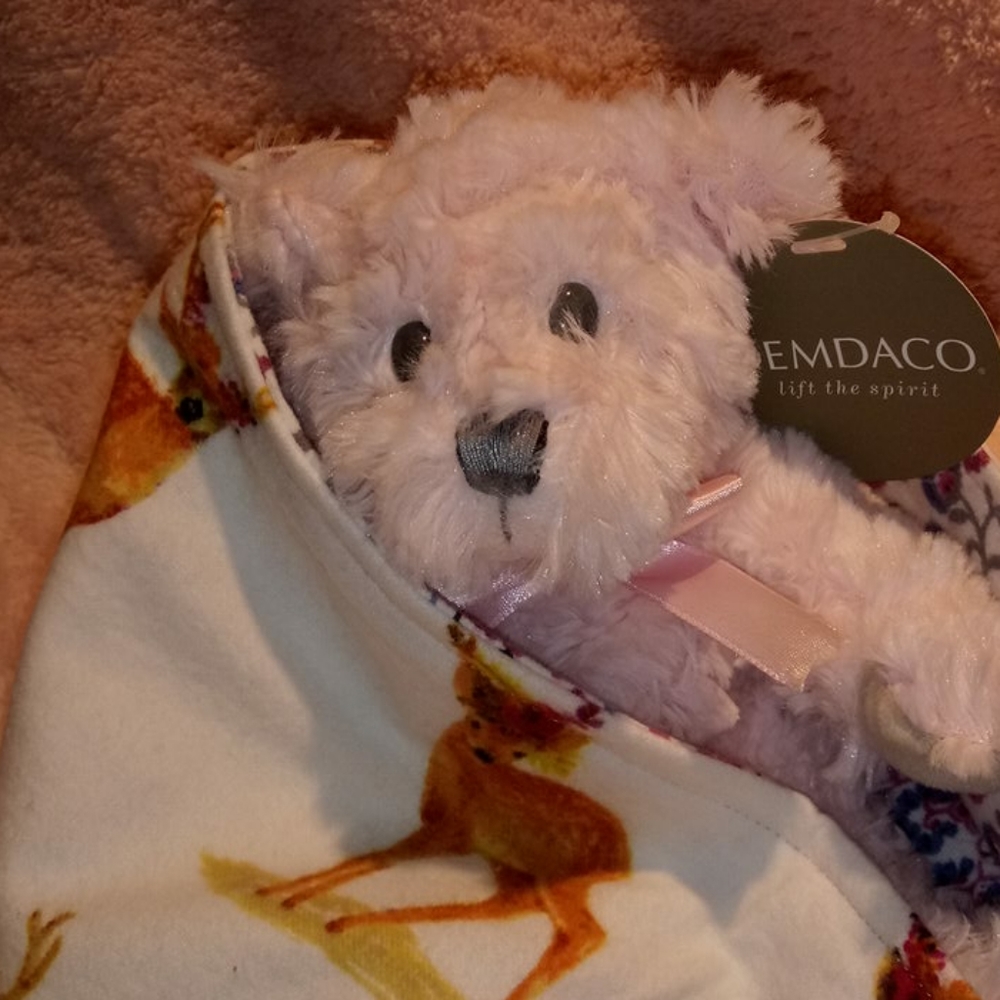 Homemade Baby Deer/Fawn Baby Blanket
